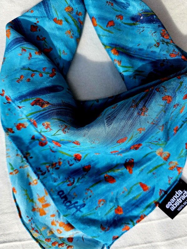 Silk-Scarf_Poppies4-2.jpg Anda Abstract - Lielais Zīda Lakats "Magones"