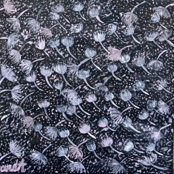 Anda Abstract Glezna - "Rozes līcis"