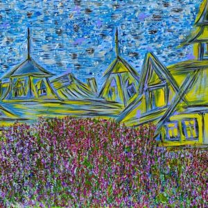 Anda Abstract Glezna - "Tukums Zied"