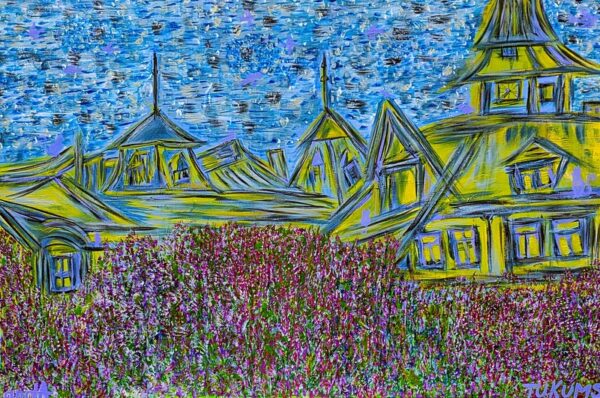 Anda Abstract Glezna - "Tukums Zied"