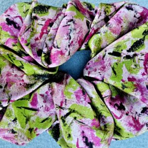 Anda Abstract Silk Hair Scrunchie "Blooming"