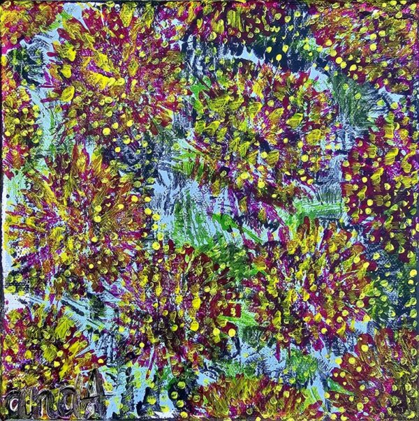 Anda Abstract Painting - "September In Bloom"