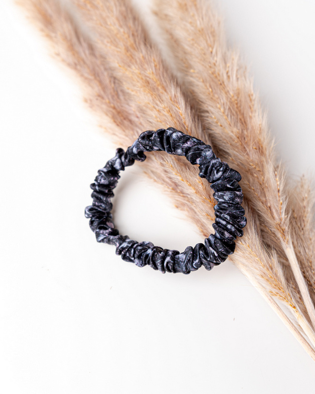 Rose Bay - Silk Hair Scrunchie Micro 1 cm - Image 3